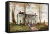 Morris-Jumel Mansion, Washington Heights, C18th Century-James Preston-Framed Stretched Canvas