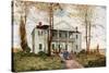 Morris-Jumel Mansion, Washington Heights, C18th Century-James Preston-Stretched Canvas