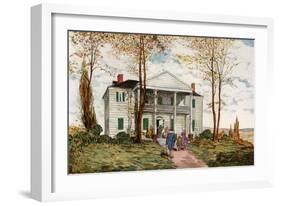 Morris-Jumel Mansion, Washington Heights, C18th Century-James Preston-Framed Giclee Print