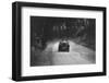 Morris Minor of JWP Bolton taking part in a motoring trial, c1930s-Bill Brunell-Framed Photographic Print