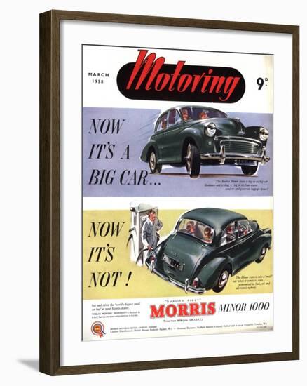 Morris Minor, UK, 1950-null-Framed Giclee Print