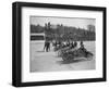 Morris, Morgan and Crouch cars on the start line of a motor race, Brooklands, 1914-Bill Brunell-Framed Photographic Print