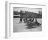 Morris, Morgan and Crouch cars on the start line of a motor race, Brooklands, 1914-Bill Brunell-Framed Photographic Print