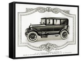 Morris Motors Automobile, from Penrose Annual-null-Framed Stretched Canvas