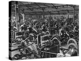 Morris Motors Automobiles in Production-null-Stretched Canvas