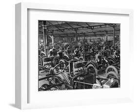 Morris Motors Automobiles in Production-null-Framed Photographic Print