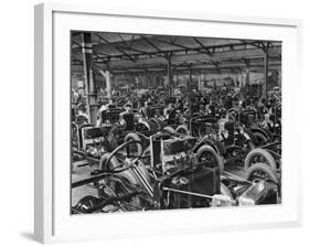 Morris Motors Automobiles in Production-null-Framed Photographic Print