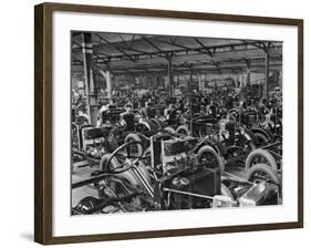 Morris Motors Automobiles in Production-null-Framed Photographic Print