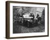 Morris or MG 14 - 28 of MH Fortlage receiving a push in the JCC Lynton Trial, 1932-Bill Brunell-Framed Photographic Print