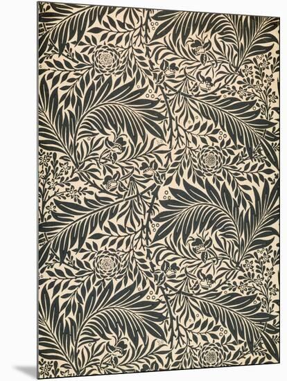 Morris Wallpaper, Larkspur Design-null-Mounted Giclee Print