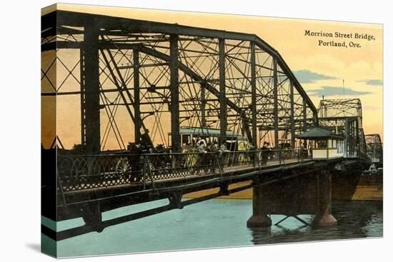 Morrison Street Bridge, Portland, Oregon-null-Stretched Canvas