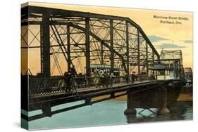 Morrison Street Bridge, Portland, Oregon-null-Stretched Canvas