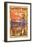 Morro Bay, CA - Pirate Plunder-Lantern Press-Framed Art Print