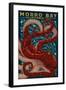 Morro Bay, California - Octopus Mosaic-Lantern Press-Framed Art Print