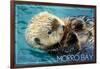 Morro Bay, California - Sea Otter-Lantern Press-Framed Art Print