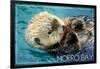 Morro Bay, California - Sea Otter-Lantern Press-Framed Art Print