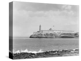 Morro Castle from Cabanas (Sunset), Havana, Cuba-William Henry Jackson-Stretched Canvas