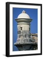 Morro Castle or Castle of Three Kings of Hill-null-Framed Giclee Print