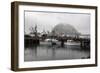 Morro Rock in Fog-Stuart-Framed Photographic Print