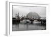 Morro Rock in Fog-Stuart-Framed Photographic Print