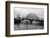 Morro Rock in Fog-Stuart-Framed Photographic Print