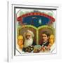 Morse and Edison Brand Cigar Box Label, Samuel F.B. Morse and Thomas Edison-Lantern Press-Framed Art Print