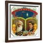Morse and Edison Brand Cigar Box Label, Samuel F.B. Morse and Thomas Edison-Lantern Press-Framed Art Print