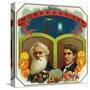 Morse and Edison Brand Cigar Box Label, Samuel F.B. Morse and Thomas Edison-Lantern Press-Stretched Canvas