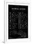 Morse Code Chart-Vision Studio-Framed Art Print