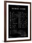 Morse Code Chart-Vision Studio-Framed Art Print