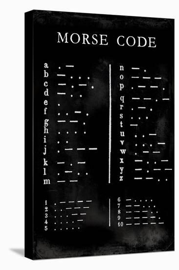 Morse Code Chart-Vision Studio-Stretched Canvas