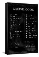 Morse Code Chart-Vision Studio-Framed Stretched Canvas