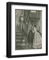 Morse Hears the Wonderful News-Charles Mills Sheldon-Framed Giclee Print