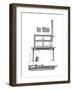 Morse's First Telegraph, 1837-John Gilbert-Framed Giclee Print