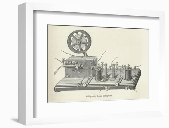 Morse's Telegraph Receiver-Science, Industry and Business Library-Framed Photographic Print