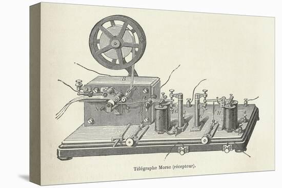 Morse's Telegraph Receiver-Science, Industry and Business Library-Stretched Canvas