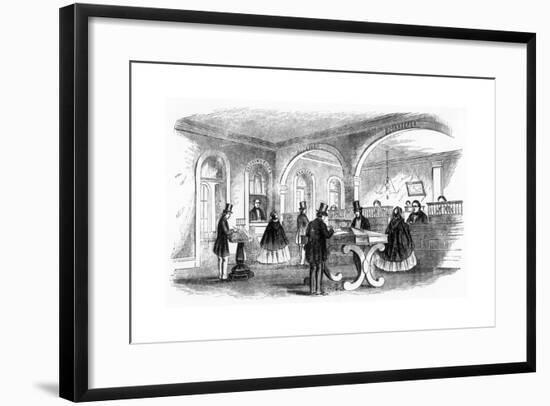 Morse Telegraphy, Cincinnati, Ohio, USA, 1859-null-Framed Giclee Print