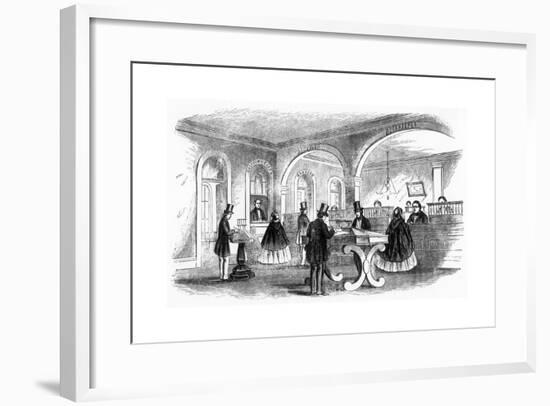 Morse Telegraphy, Cincinnati, Ohio, USA, 1859-null-Framed Giclee Print