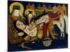 Mort de Ali Akbar sur le champ de bataille de Kerbelâ-null-Stretched Canvas