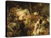 Mort de Sardanapale-Eugene Delacroix-Stretched Canvas