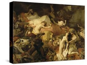 Mort de Sardanapale-Eugene Delacroix-Stretched Canvas