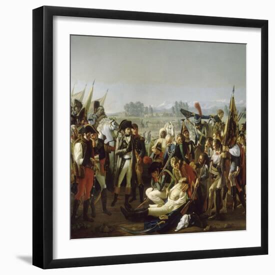 Mort du général Desaix à la bataille de Marengo le 14 juin 1800-Jean Broc-Framed Giclee Print