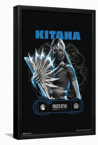 Mortal Kombat 1 - Princess Kitana-Trends International-Framed Poster