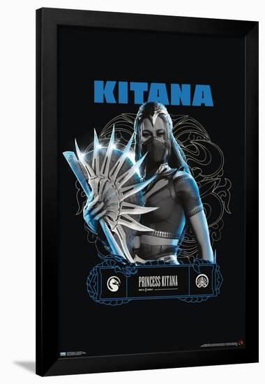 Mortal Kombat 1 - Princess Kitana-Trends International-Framed Poster