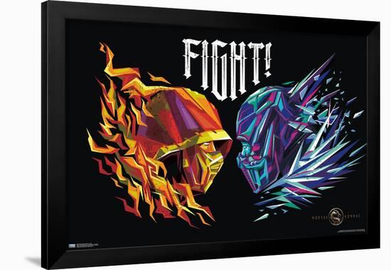 Mortal Kombat Movie - Fight-Trends International-Framed Poster