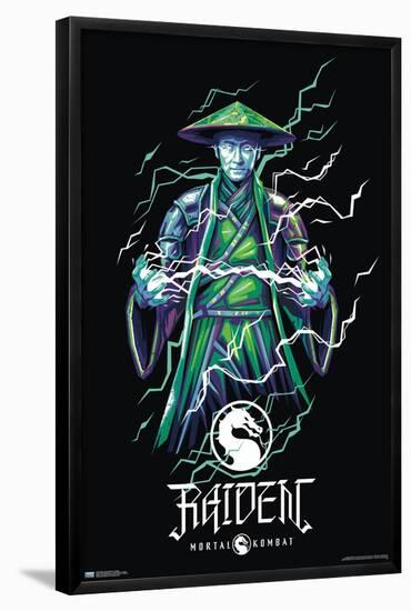 Mortal Kombat Movie - Raiden-Trends International-Framed Poster