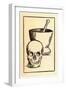 Mortar Pestle and Skull-null-Framed Art Print