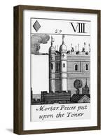 Mortar Pieces Put on the Tower of London-null-Framed Giclee Print