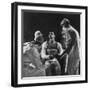 Mortar Wounded Army Medic Private George Lott, Sitting Up While 4 Army Surgeons Finish Up His Cast-Ralph Morse-Framed Photographic Print