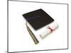 Mortarboard and Diploma-Lew Robertson-Mounted Premium Photographic Print